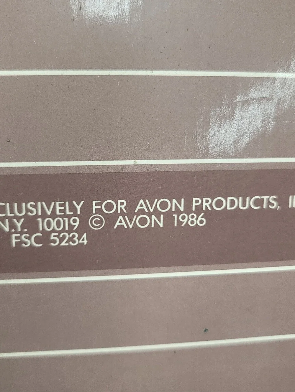 Vintage 1986 Avon Reflections Of Beauty Lighted Makeup Mirror Works